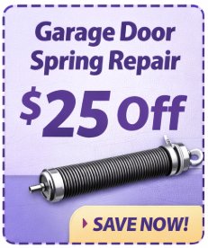 Coupon - Garage Door Spring Repair $25 Off